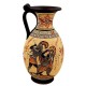 Greek Vase Jar,Oinochoe 26cm,Showing Achilles killing Penthesilea