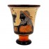 Pythagorean cup,Greedy Cup 11cm glazzed,Shows God Dionysus