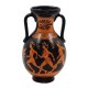Red figure Pottery Amphora 17cm,Runners from Ancient Olympics